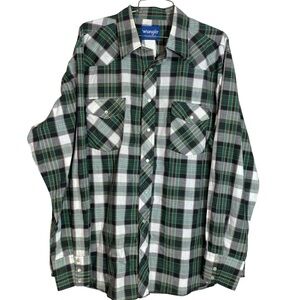 Vintage Wrangler Pearl Snap Shirt 90s